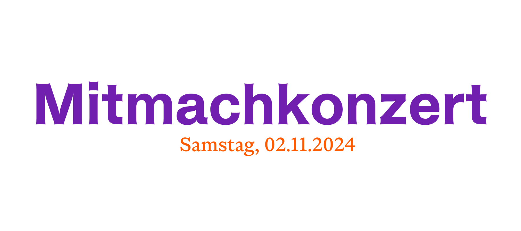 Mitmachkonzert